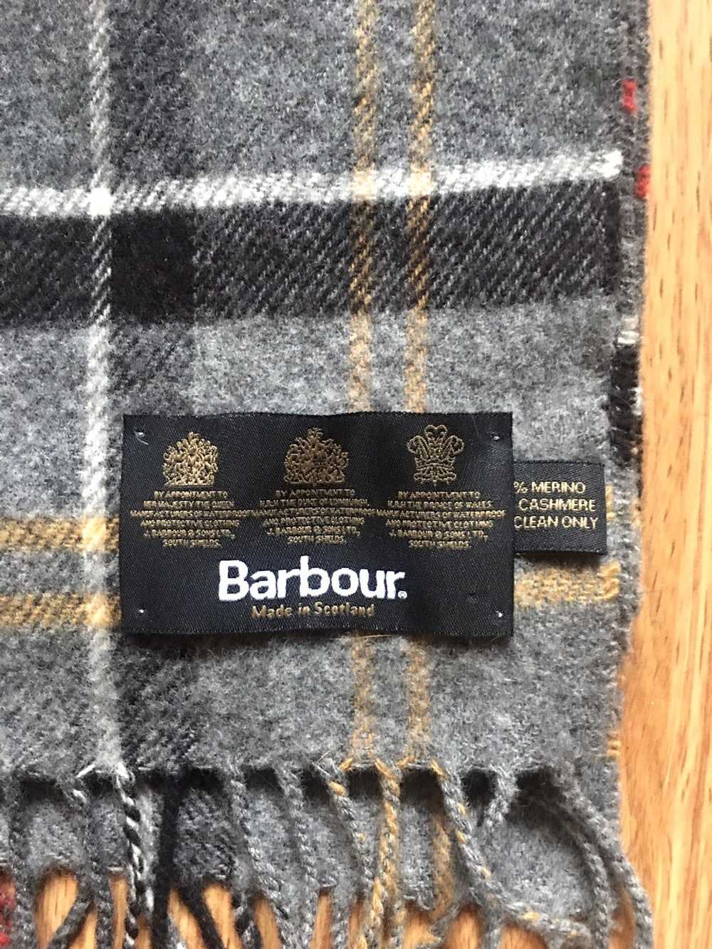 Barbour BARBOUR Wool Cashmere Tartan Scotland Sca… - image 3