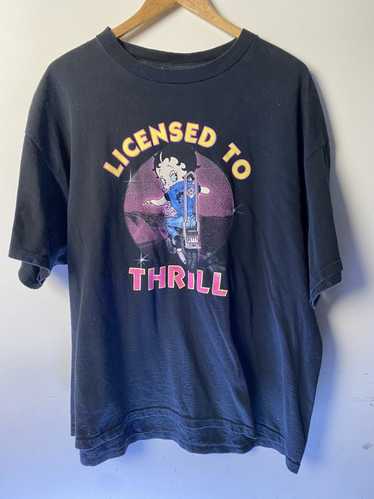 Vintage Betty Boop “Licensed To Thrill” Tee
