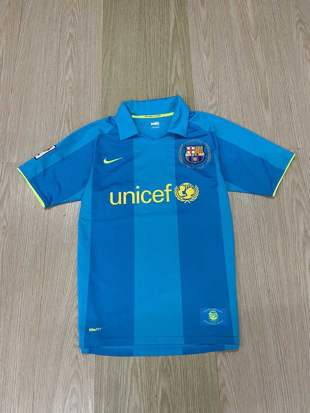 F.C. Barcelona × Nike × Soccer Jersey Vintage Nik… - image 1