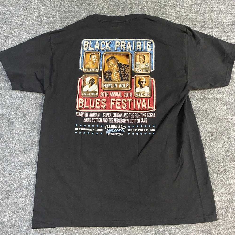 Hanes Black Prairie 20th Festival 2015 T-shirt L … - image 1
