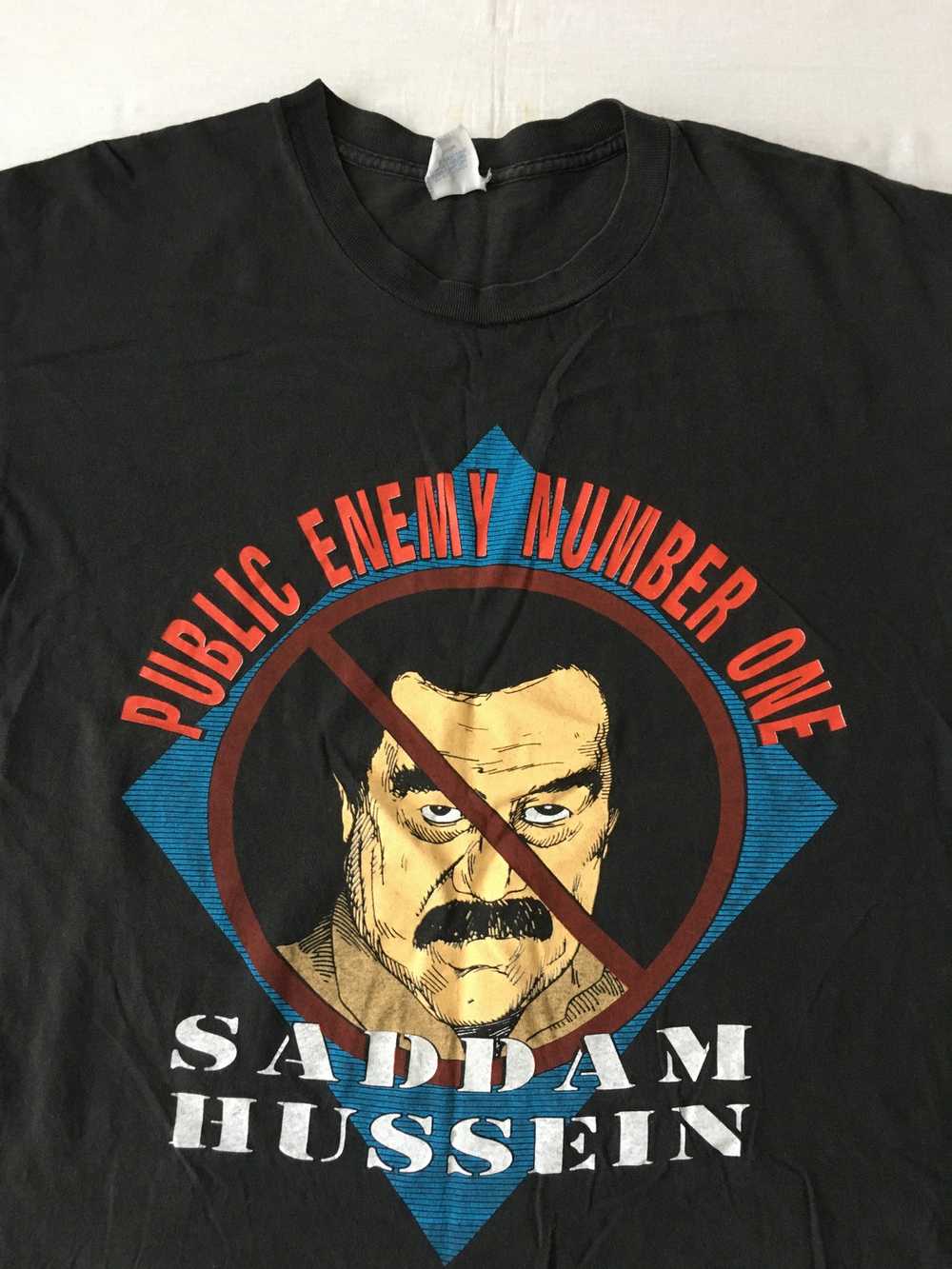 Made In Usa × Tour Tee × Vintage Vtg 80s Saddam H… - image 4