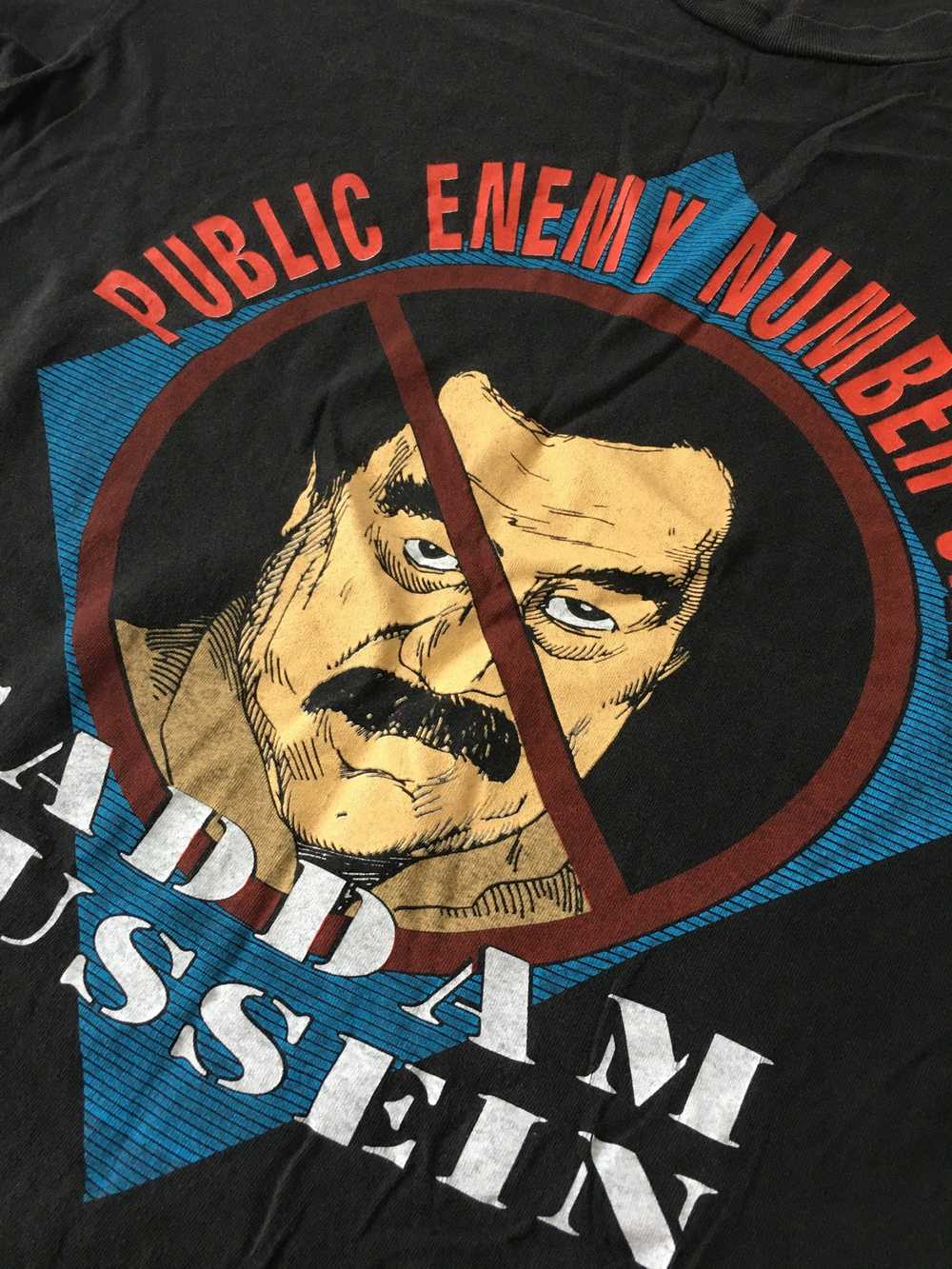 Made In Usa × Tour Tee × Vintage Vtg 80s Saddam H… - image 5