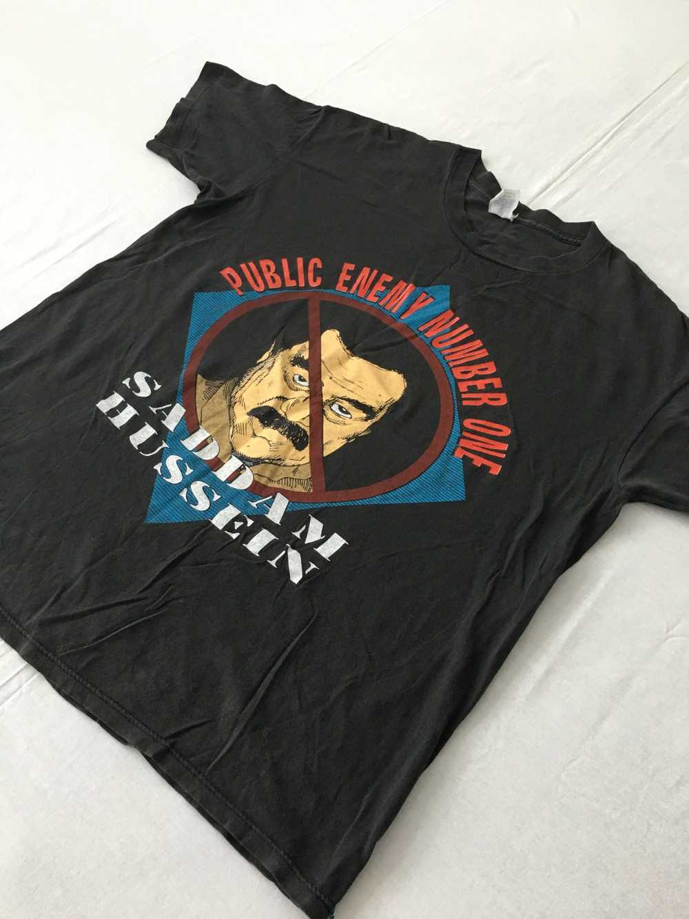 Made In Usa × Tour Tee × Vintage Vtg 80s Saddam H… - image 8