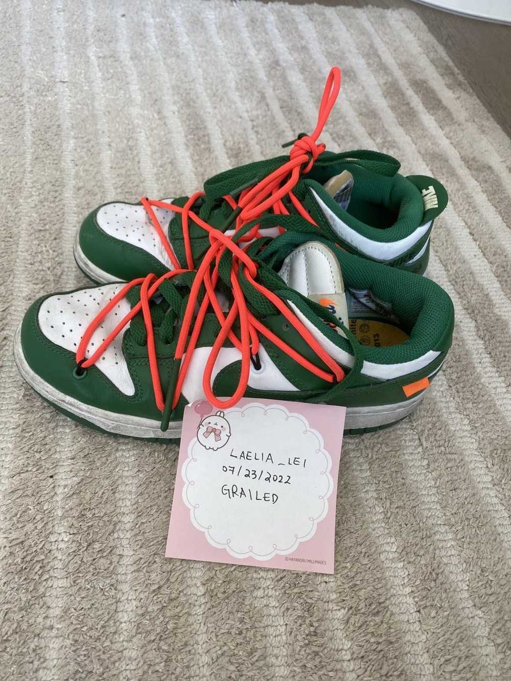 Nike × Off-White Dunk Low Pine Green Low 2019 - image 7