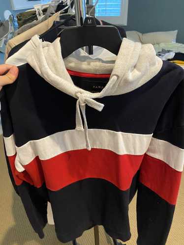 Zara Zara red white blue hoodie