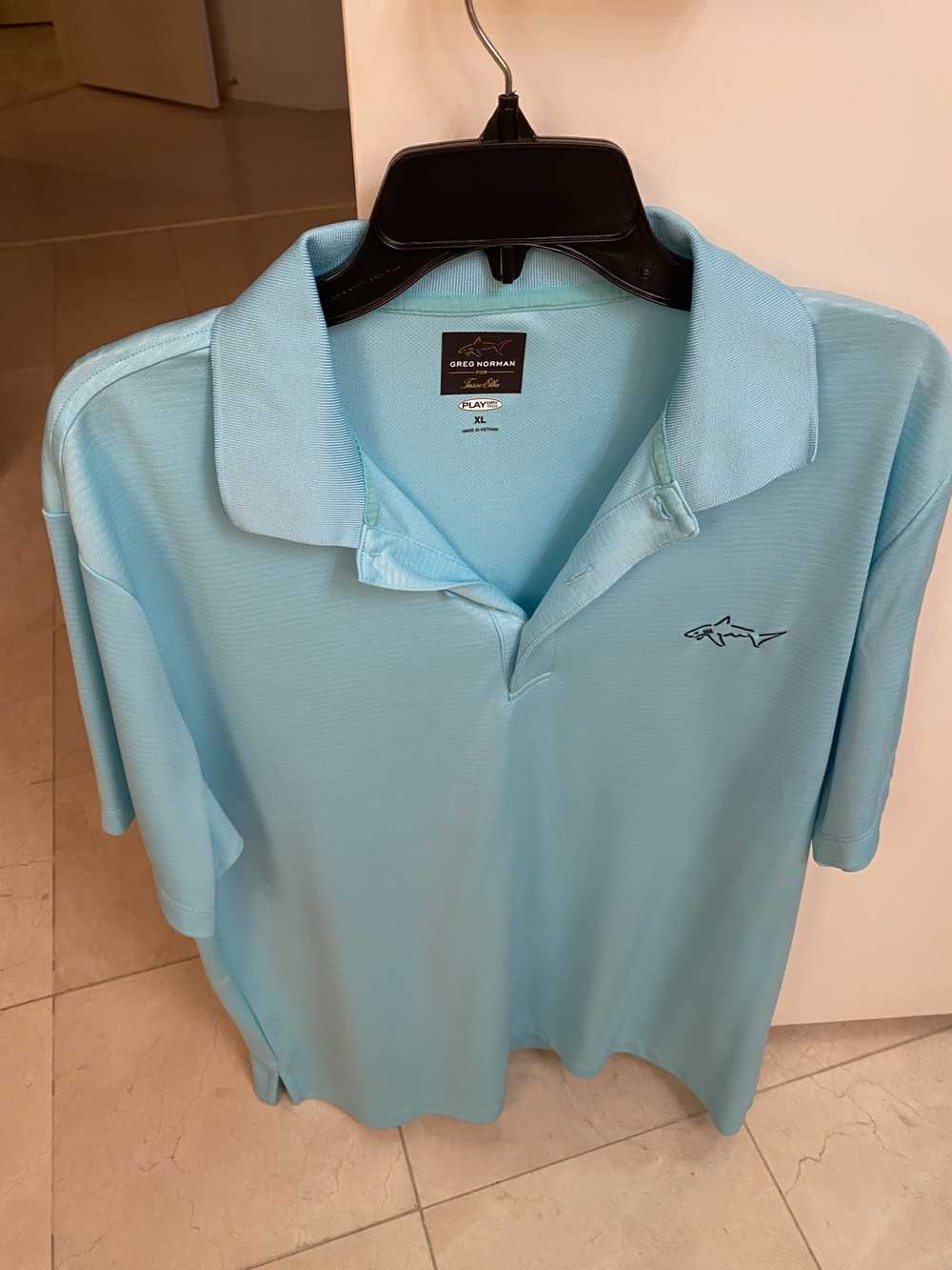 Greg Norman Men golf Polo shirt short sleeves - p… - image 2