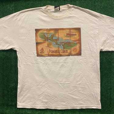 Giant × Made In Usa × Vintage Panama Canal Map Vi… - image 1