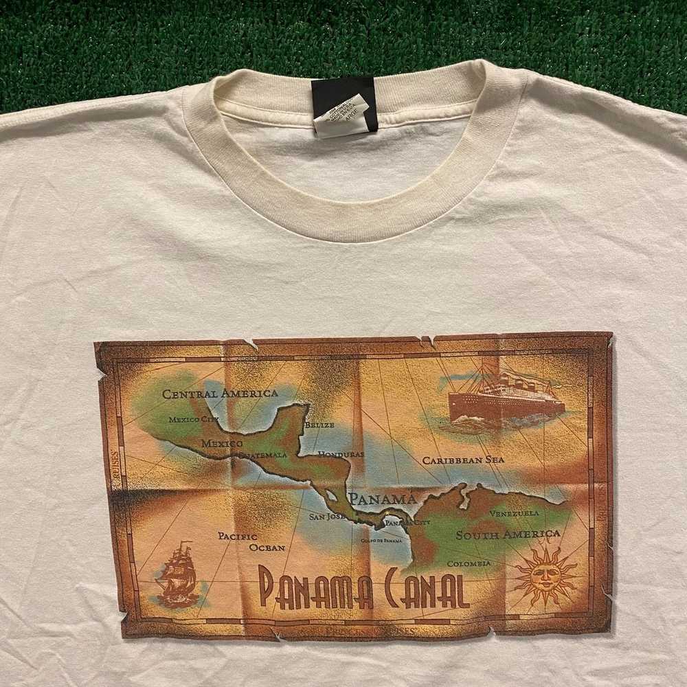 Giant × Made In Usa × Vintage Panama Canal Map Vi… - image 2