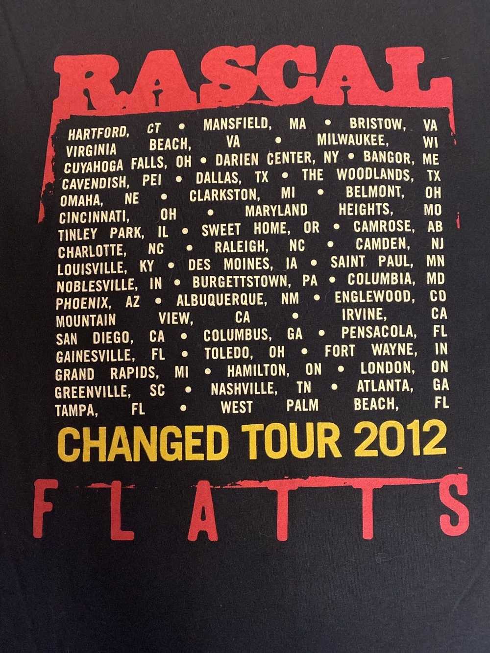 Band Tees RSCAL FLATTS X COUNTRY X TOUR TEE - image 5