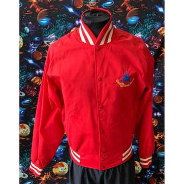 Vintage Disneyland Bomber Jacket W/ Disney Castle Logo 