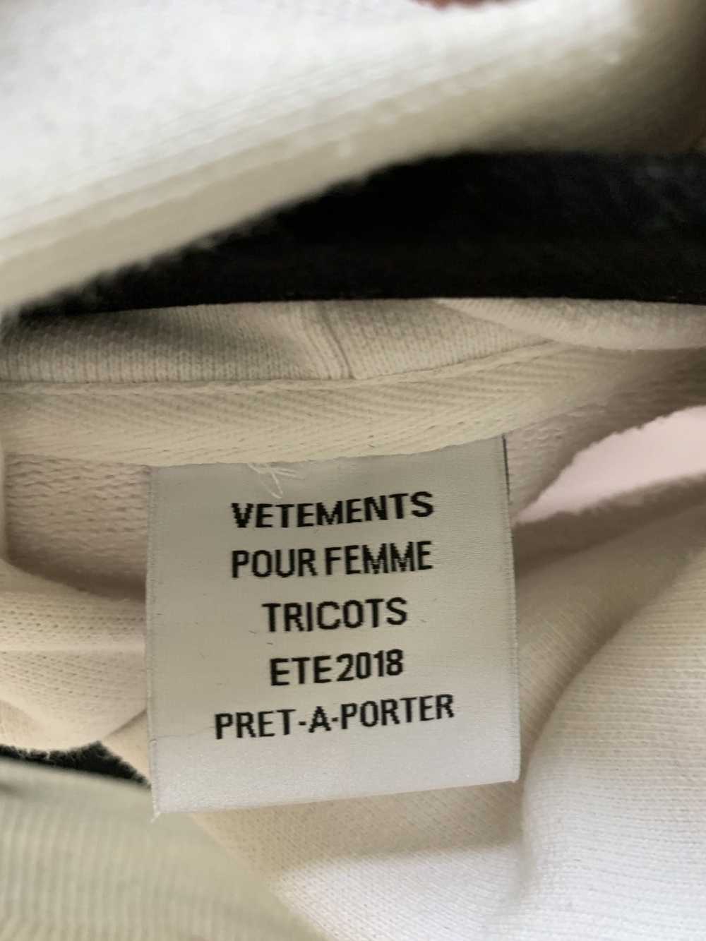 Vetements Vetements Swiss Bank Hoodie 2018 - image 4