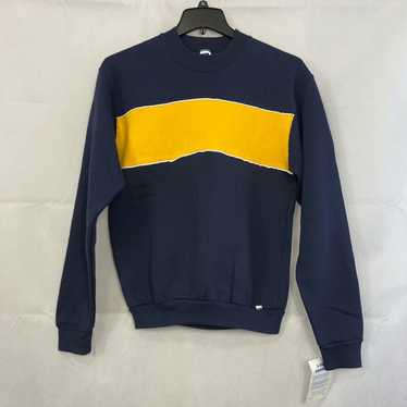 RUSSELL ATHLETIC COLORBLOCK HOODIE SWEATSHIRT NAVY PATCHWORK Size M Color  Multiply