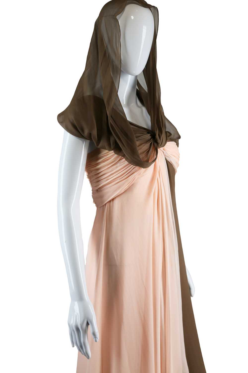 Bill Blass Grecian Silk Chiffon Gown - image 10