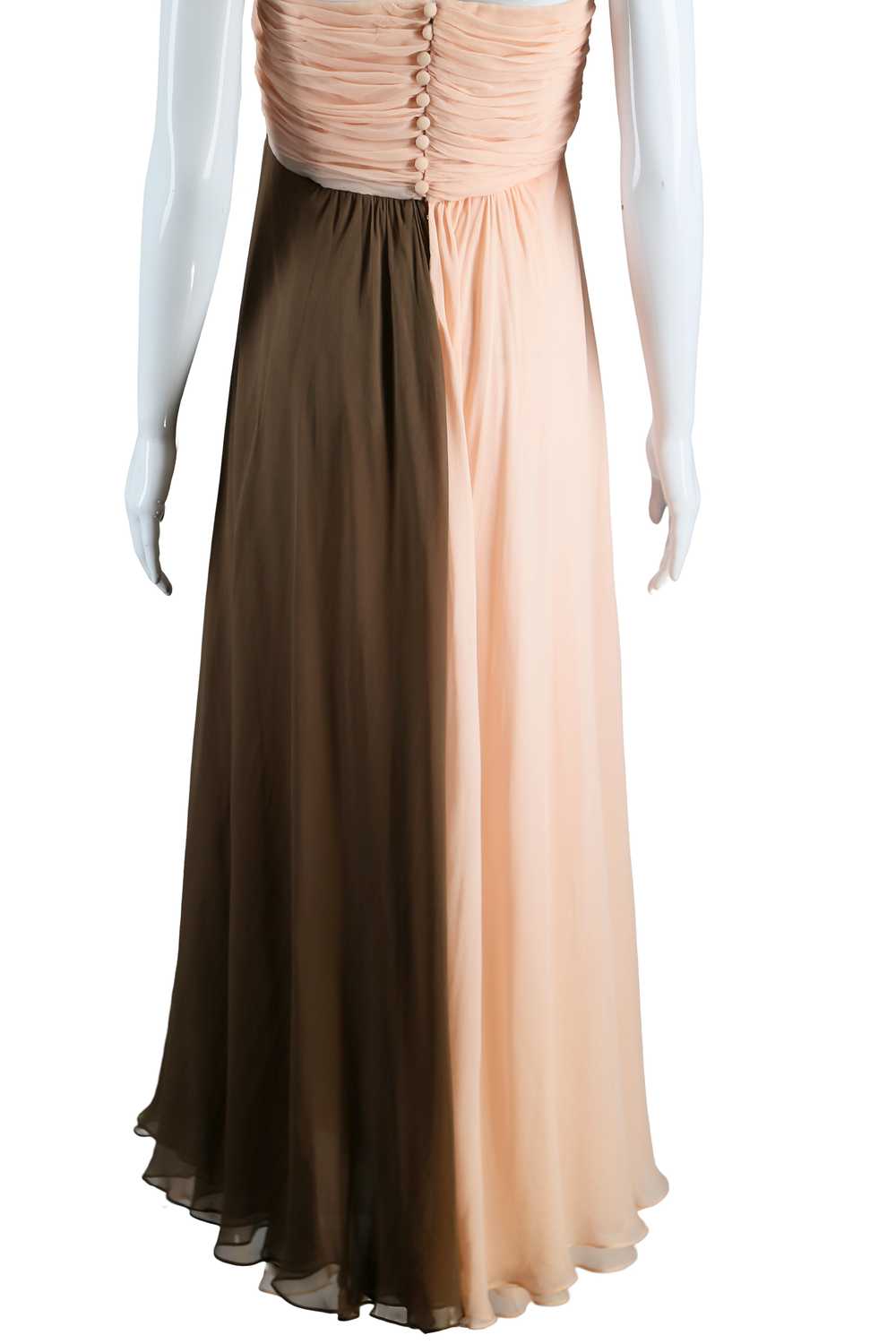 Bill Blass Grecian Silk Chiffon Gown - image 12