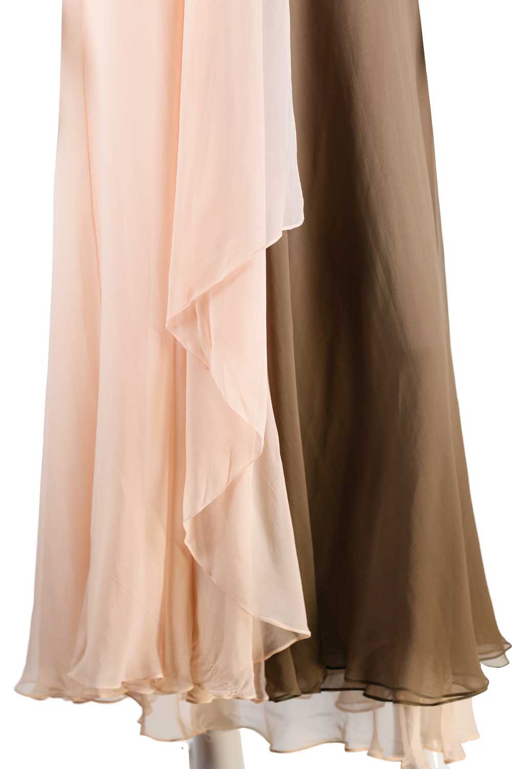 Bill Blass Grecian Silk Chiffon Gown - image 5