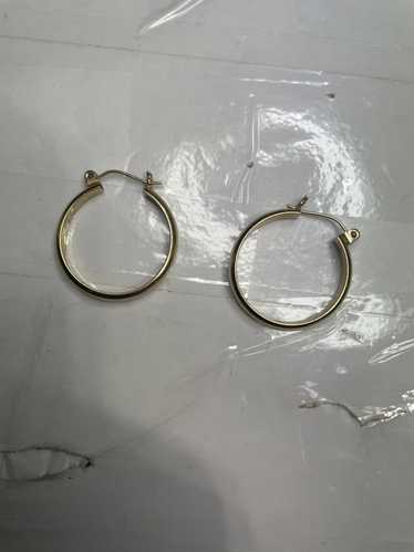 Other 14k gold hoops on hold