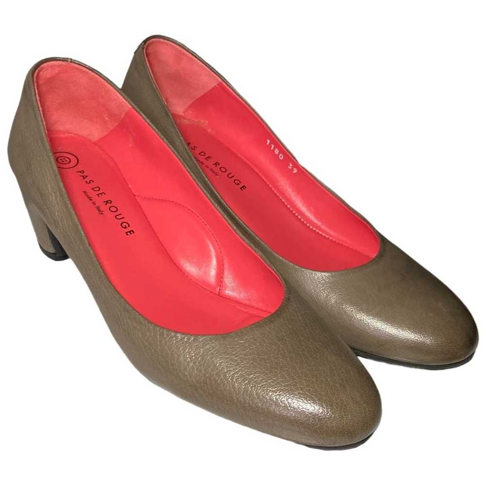 Leather Pas De Rouge Woman Flats - image 2