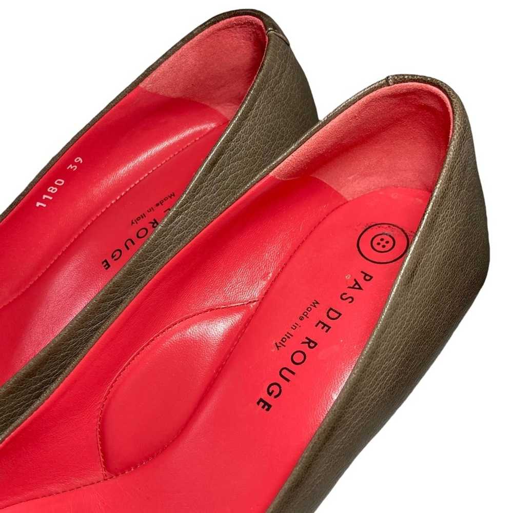 Leather Pas De Rouge Woman Flats - image 3