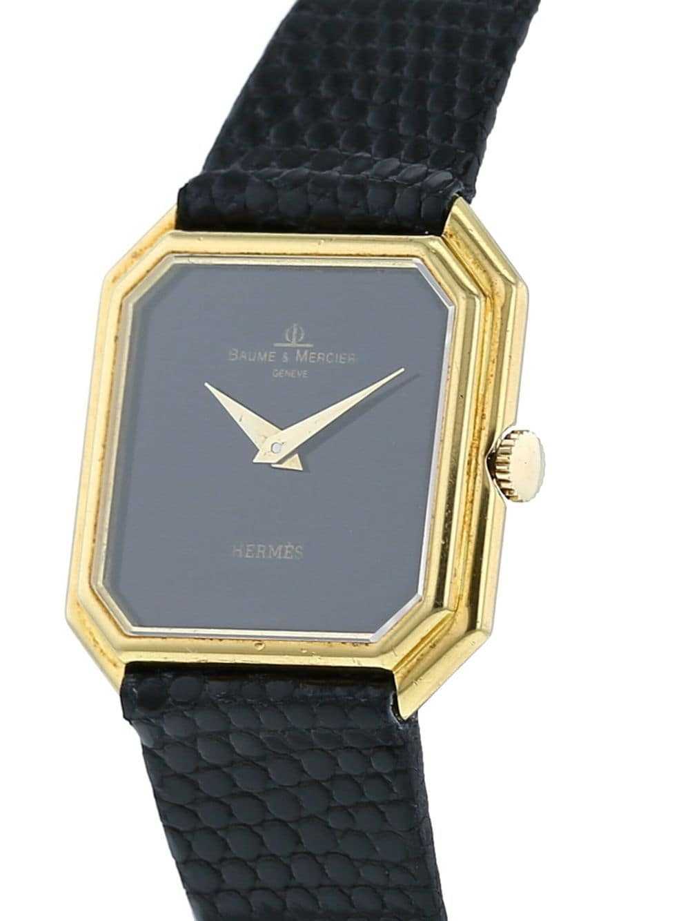 Baume & Mercier 1970s pre-owned octagonal-case 27… - image 4