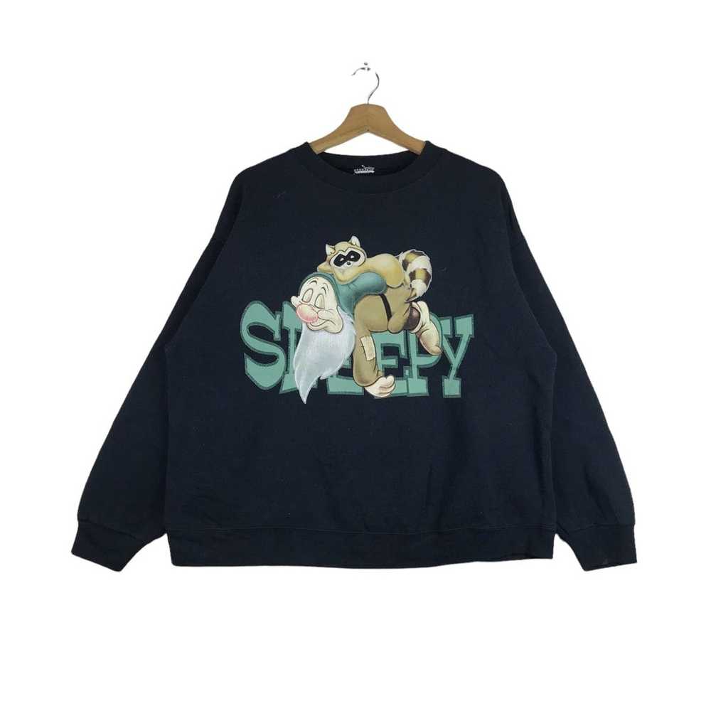 Vintage Vintage Disney Snow White Sleepy Pullover… - image 1