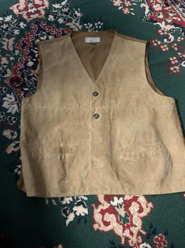 Vintage Vintage Mens Arizona Leather Vest - image 1