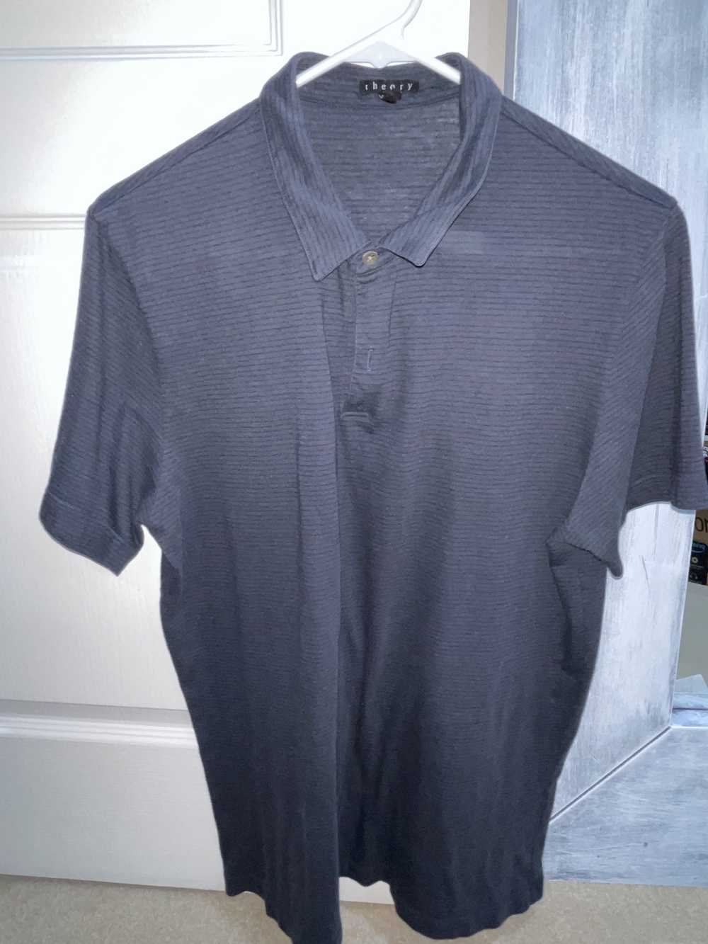 Theory Gently Used Men's Theory XL Black Short Sl… - image 2