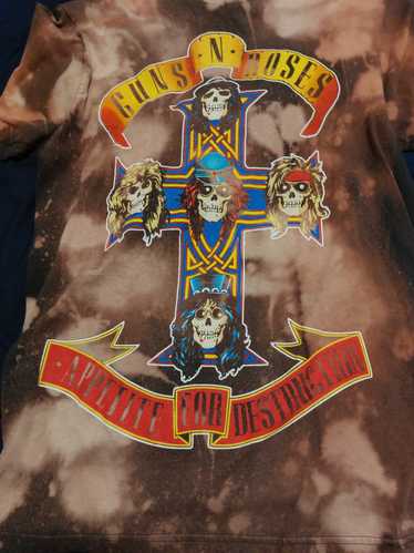 Bravado Guns n roses large shirt light brown - image 1