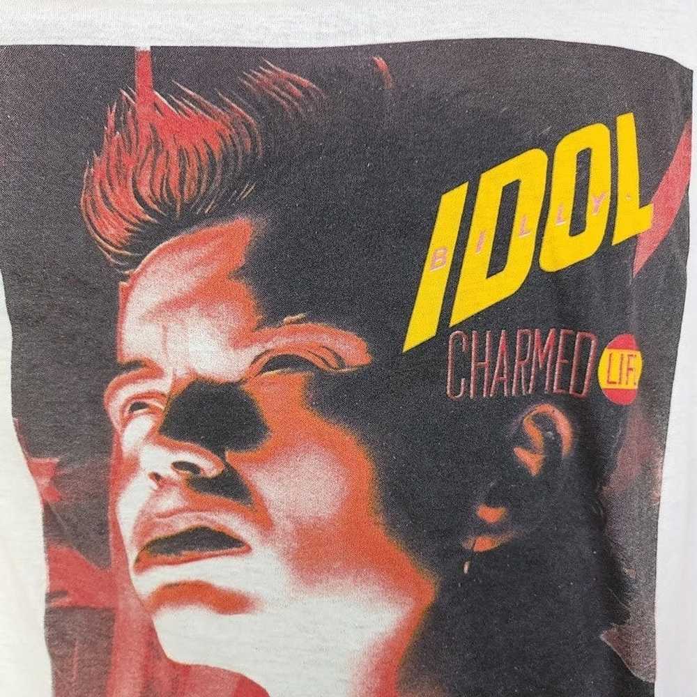 Vintage Billy Idol T Shirt Vintage 90s 1990 Charm… - image 2