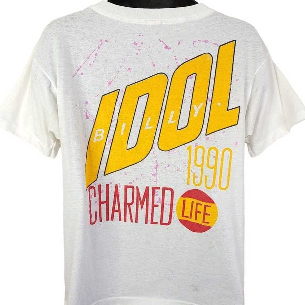 Vintage Billy Idol T Shirt Vintage 90s 1990 Charm… - image 3