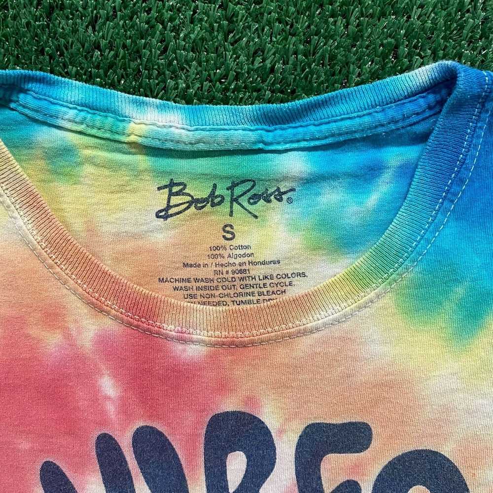 Art × Vintage Bob Ross Vintage Tie Dye T-Shirt - image 3