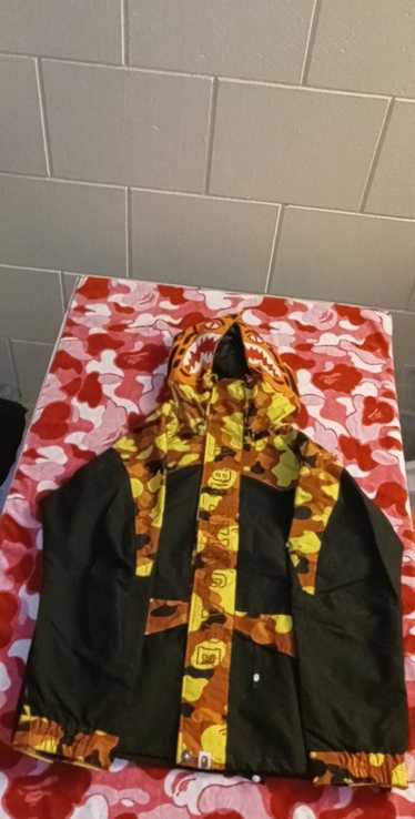 Bape Bape Orange 1st Camo Tiger Shark Snowboard Ja