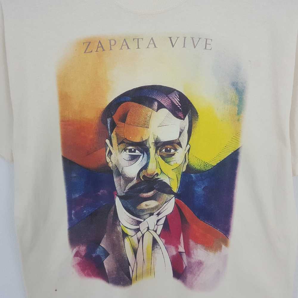 Rock T Shirt × Vintage Vintage EMILIANO ZAPATA VI… - image 2