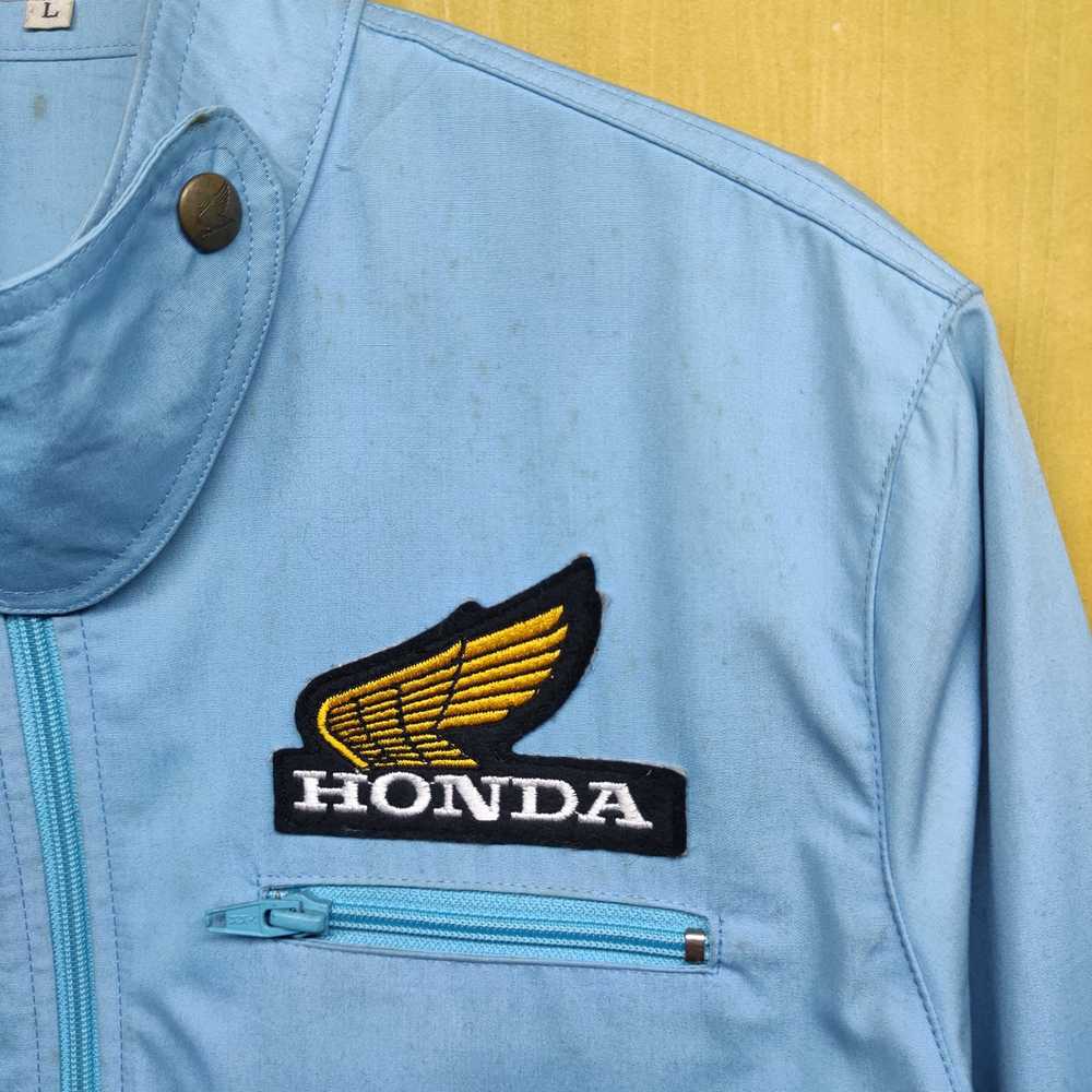 Honda × Racing × Vintage Japanese Brand Honda wor… - image 5