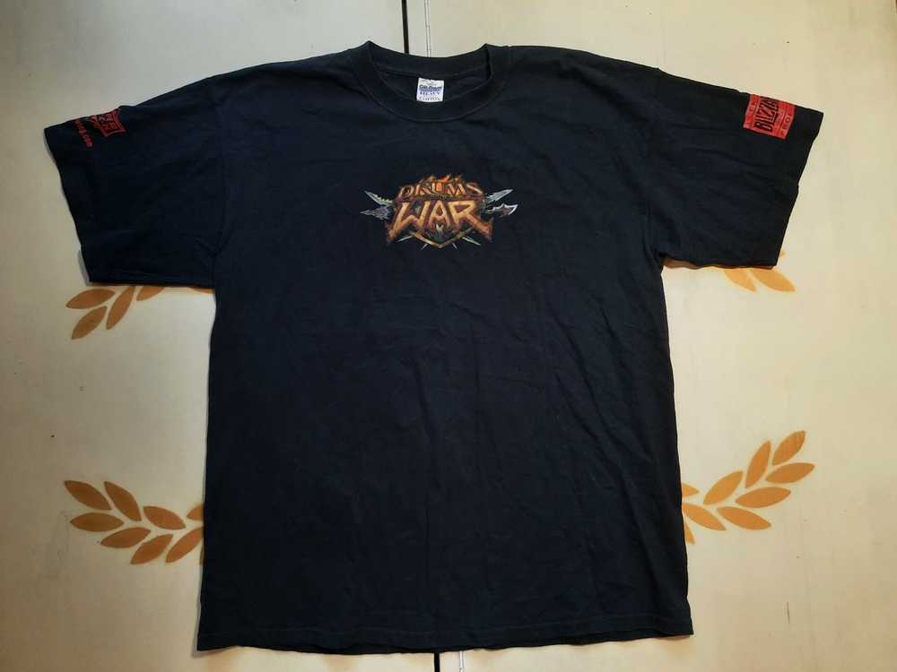 Gildan × Vintage Drums Of War Warcraft World T-Shirt … - Gem