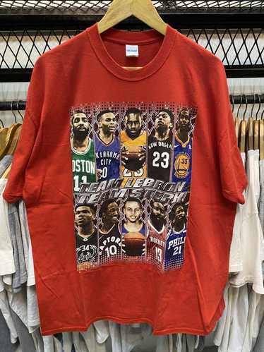 NBA × Rap Tees × Vintage Vintage Team Lebron vs T… - image 1