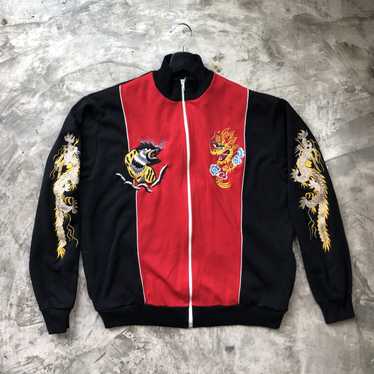 80s japanese souvenir jacket - Gem