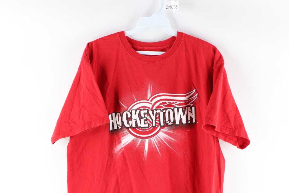 Vintage Vintage Detroit Red Wings Hockeytown Spel… - image 2
