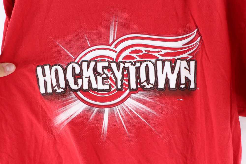 Vintage Vintage Detroit Red Wings Hockeytown Spel… - image 4
