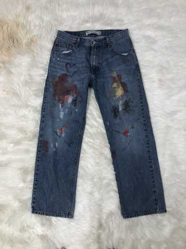 Art × Custom × Levi's Levi’s Strauss painted jeans