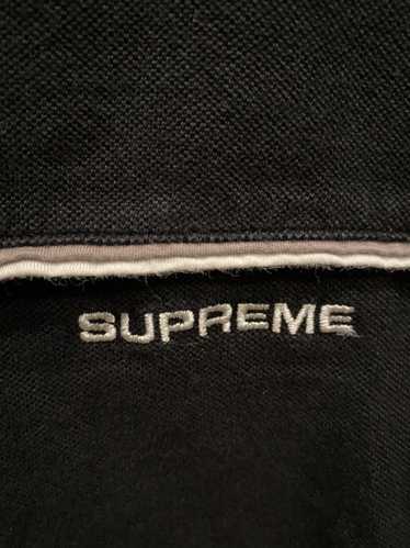 Supreme Supreme SS18 Contrast Yoke Pique Black Tee