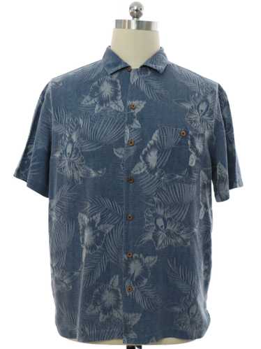 1990's Island Shores Mens Silk Hawaiian Shirt