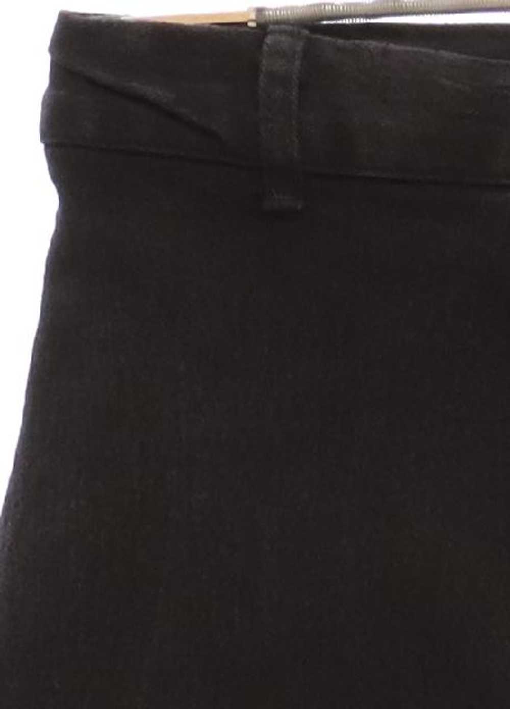 1990's Lerner Womens Black Denim Jeans Shorts - image 2