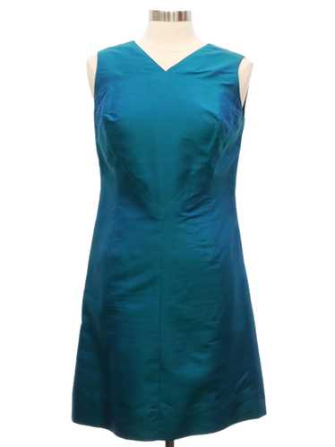 1960's Mod Silk Blend Dress - image 1