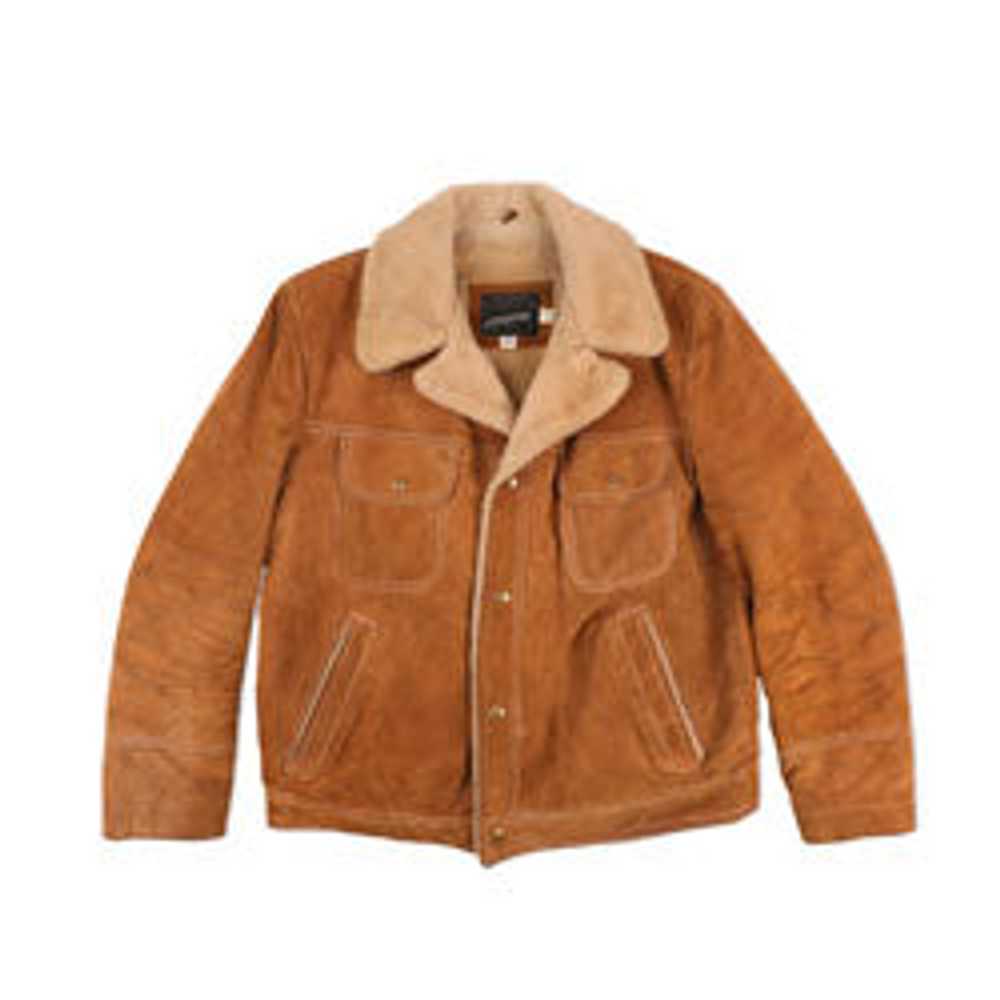 JC PENNEY SUEDE LEATHER JACKET - image 1