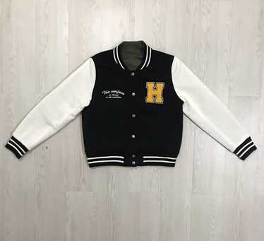 DRIPORA® Flower Embroidered Varsity Jacket