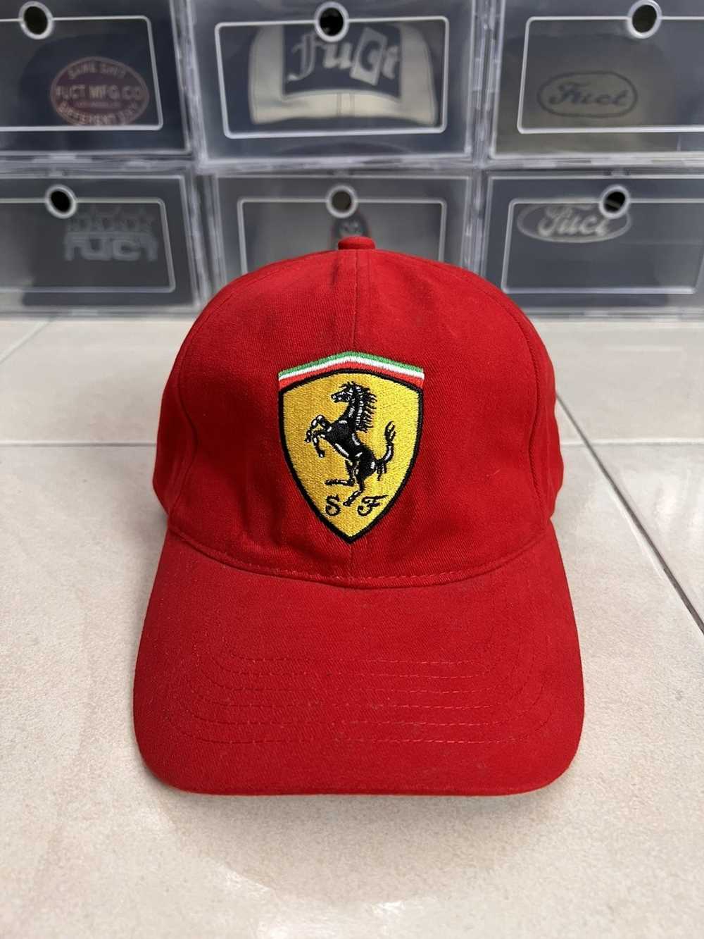 Ferrari Ferrari Embroidered Logo Dad Hat - image 1