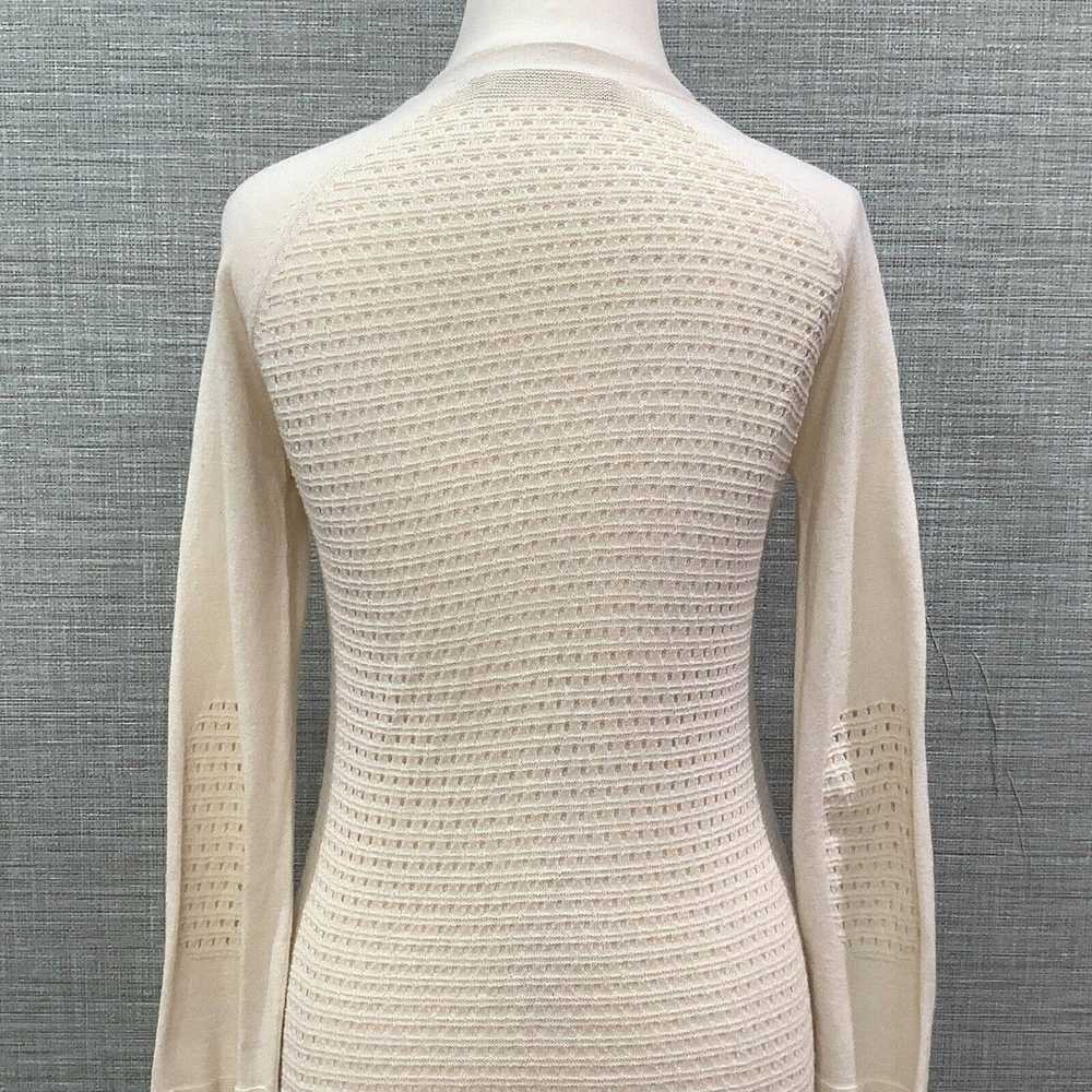 Other KUNA Alpaca Pima Cotton Ivory Sweater Cardi… - image 4