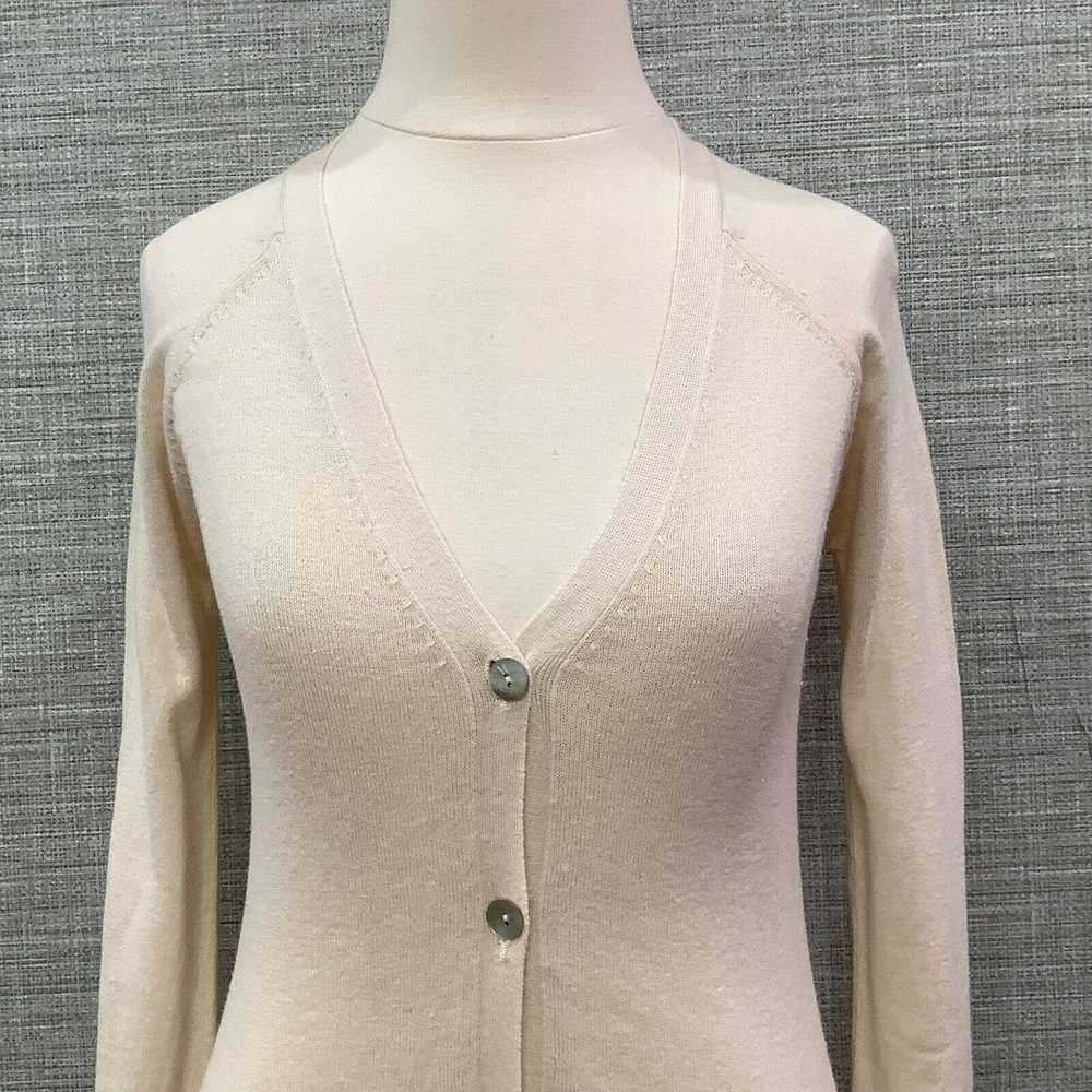 Other KUNA Alpaca Pima Cotton Ivory Sweater Cardi… - image 7