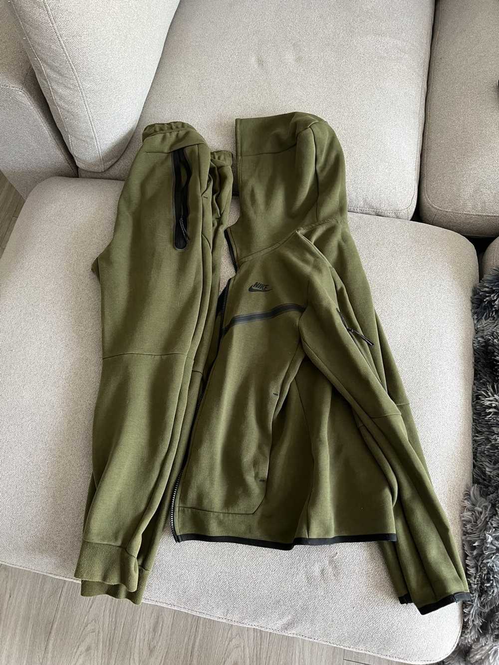 Nike Dark Green Nike Tech Fleece FULL SUIT - image 1