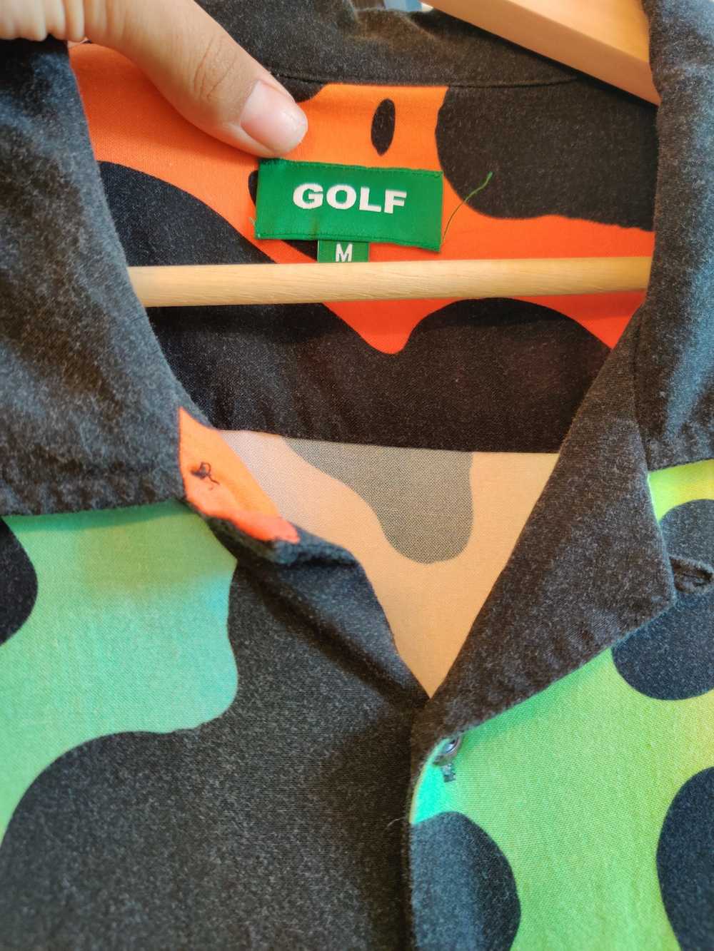 Golf Wang GOLF WANG FROG SKIN BUTTON UP - image 4